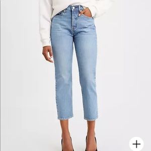 Levi’s Wedgie Fit Straight Jeans - crop